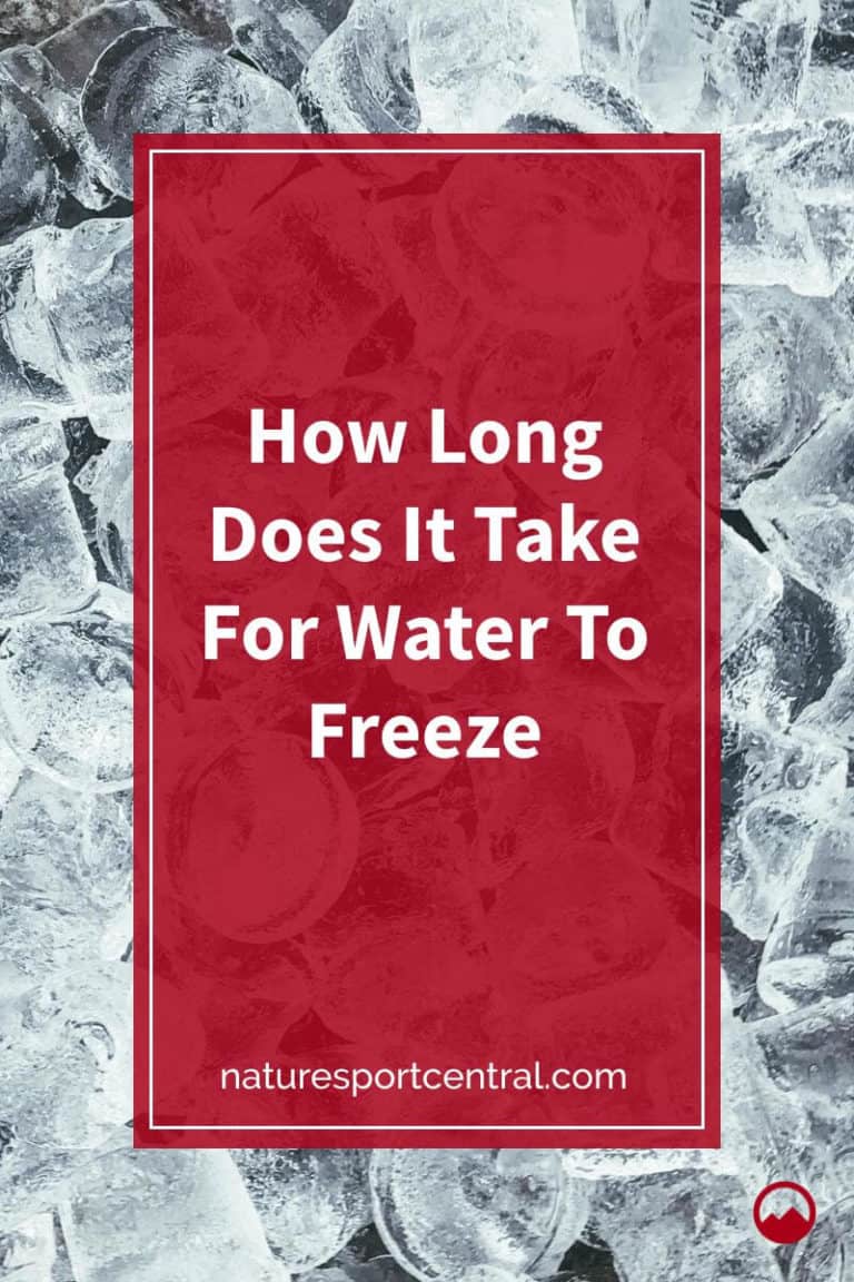 How Long Does It Take For Water To Freeze