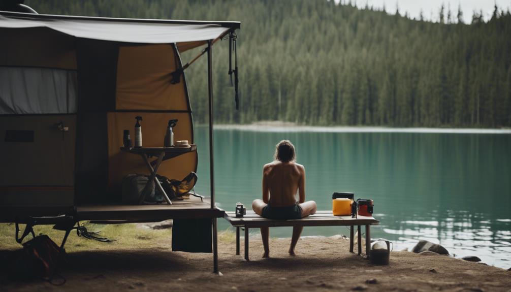 portable shower for adventure