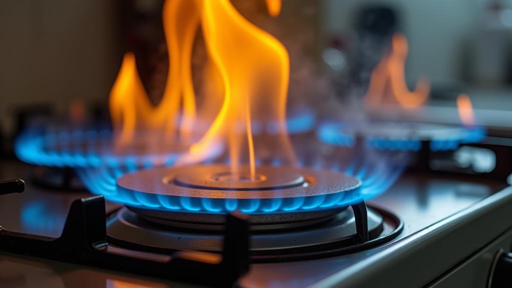 propane in natural gas stove