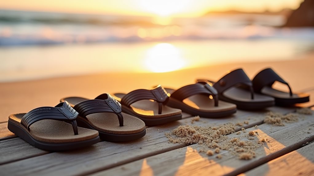 comfortable men s flip flops