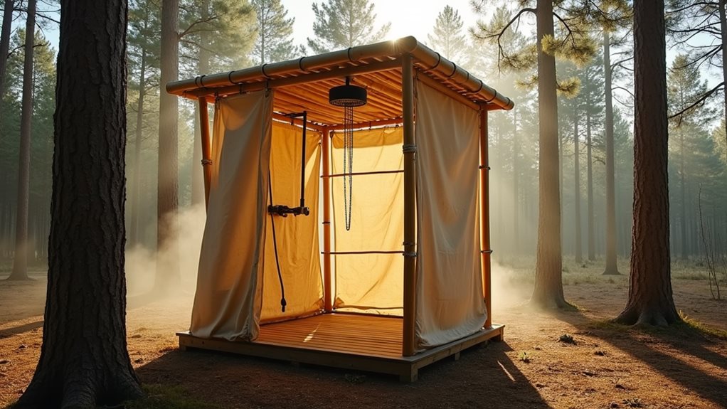 constructing a shower enclosure