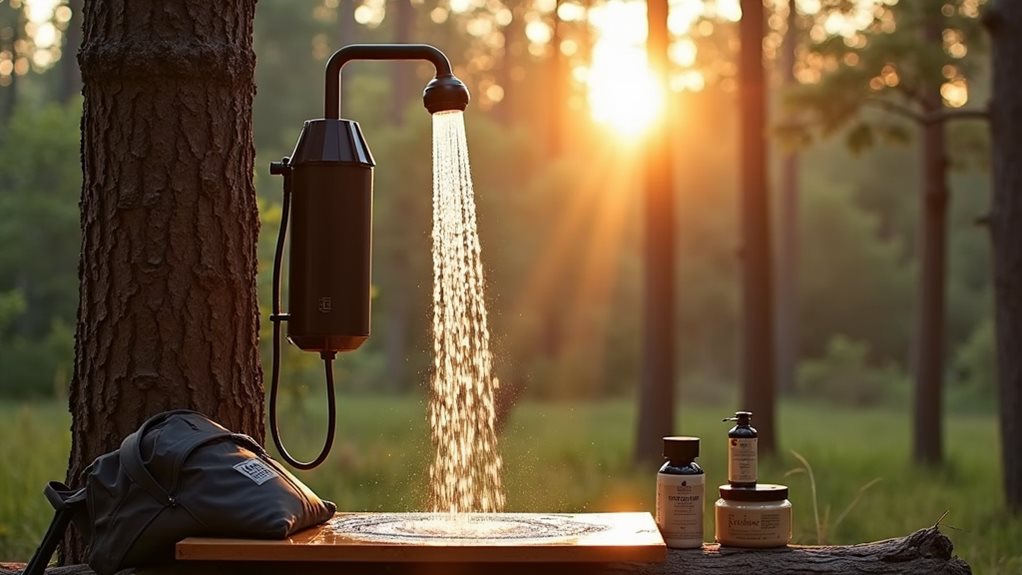 mobile shower water systems
