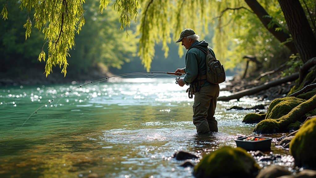 river bass fishing techniques