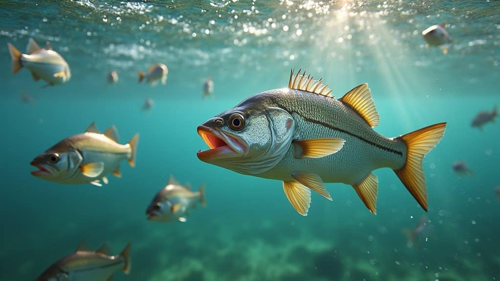 shad essential for white bass