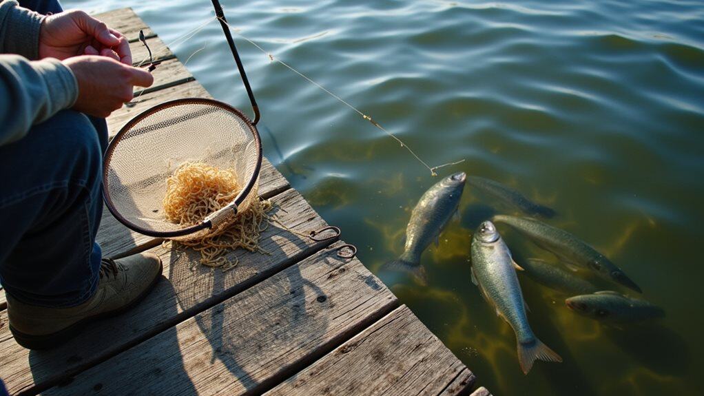 attracting shad with lures