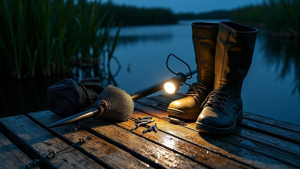 essential frog gigging equipment