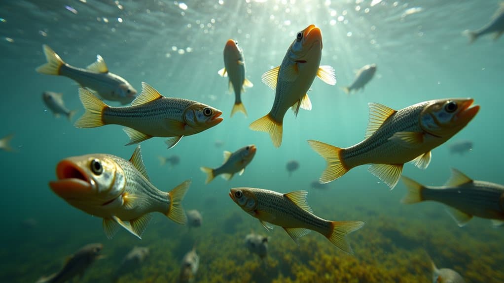 feeding competition among fish