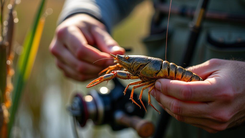 gentle casting for crawfish