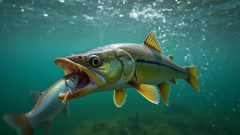 predatory fish diet shift