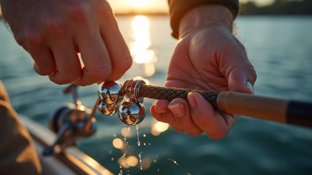 ball bearing swivels prevent twist