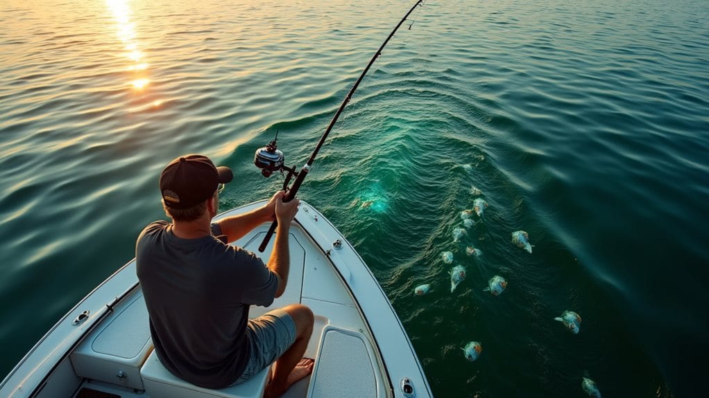real time sonar locating schools