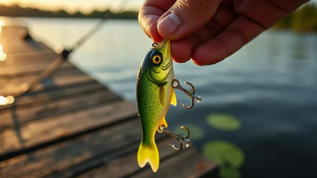 rigged texas style slow retrieve
