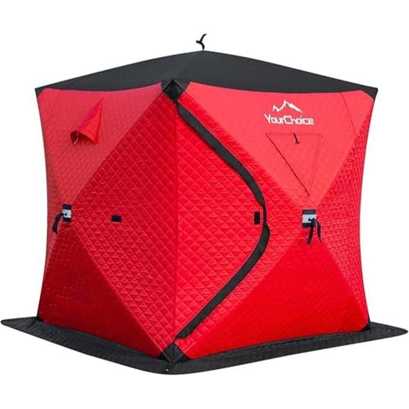 Your Choice Pop Up 3-4 Person Ice Fishing Shelter