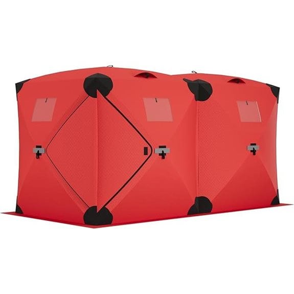 GarveeLife Ice Fishing Insulated Tent 6-7 Person