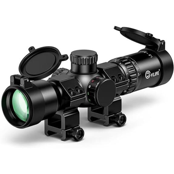 CVLIFE 1.5-5x32 Crossbow Scope with Rangefinder