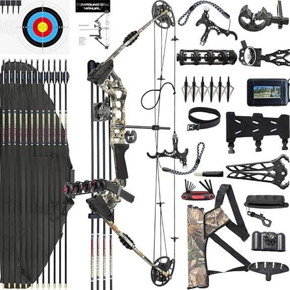 Archery Compound Bow Set PRO (20-70 LBS)