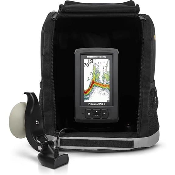 Humminbird PiranhaMAX 4 Fish Finder with Transducer