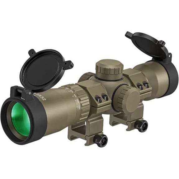 CVLIFE 1.5-5x32 Crossbow Scope with Illuminated Reticle