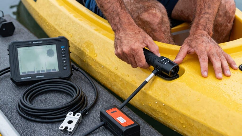 kayak fish finder features