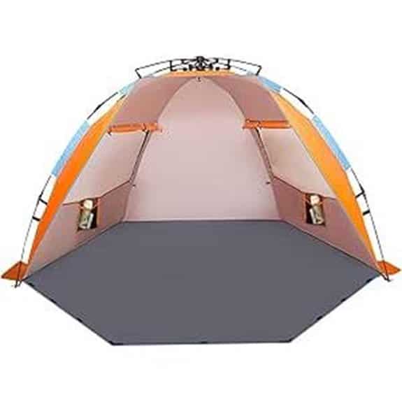 Oileus X-Large 4 Person Beach Tent Sun Shelter