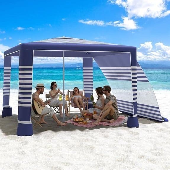MoKo Large Beach Cabana with UPF 50+ Protection