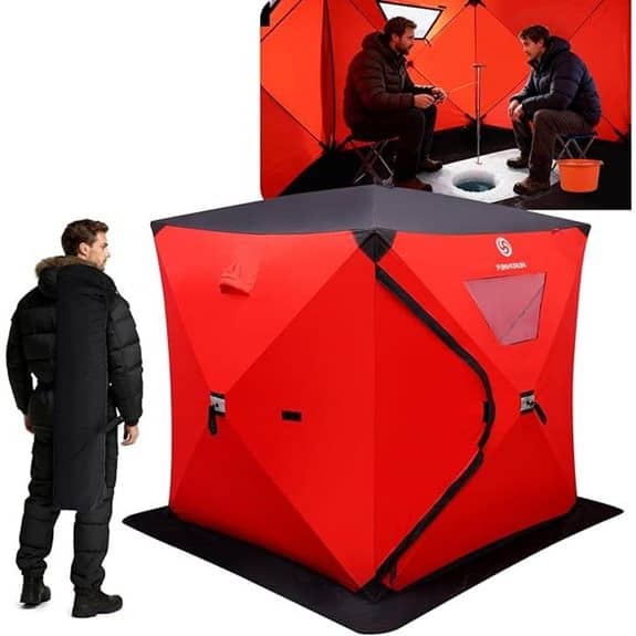 Ice Fishing Shelter for 1-2 Person Pop Up