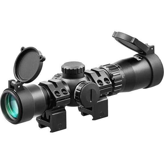 PINTY 1.5-5x32 Crossbow Scope with Illuminated Reticle