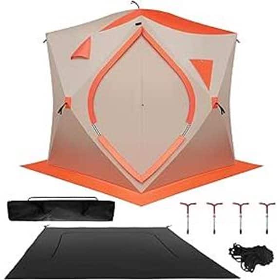3-4 Person Portable Ice Fishing Tent