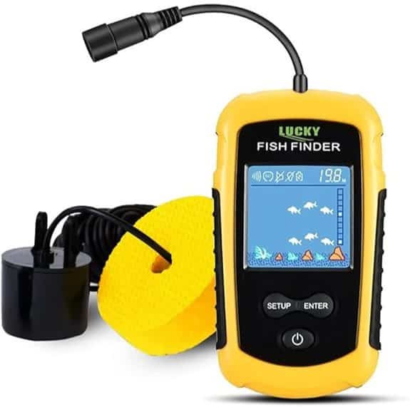 LUCKY Portable Kayak Fish Depth Finder (FFC1108)