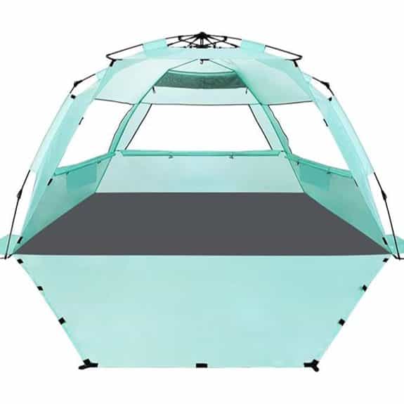 WhiteFang Deluxe Pop Up Beach Tent Sun Shade