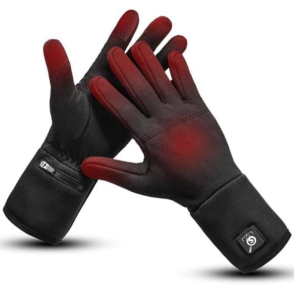 DAY WOLF Heated Glove Liners with Rechargeable Battery
