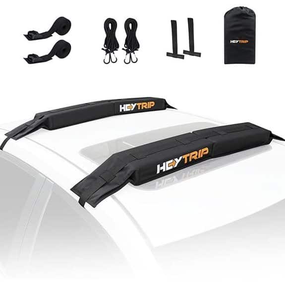 HEYTRIP Universal Roof Rack Pads with Straps