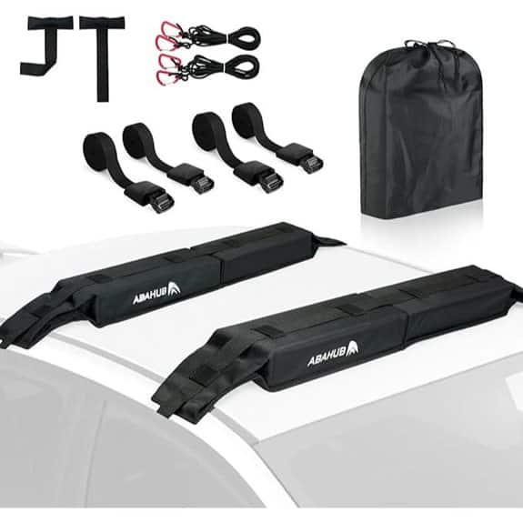 Abahub Soft Roof Rack Pads with Straps
