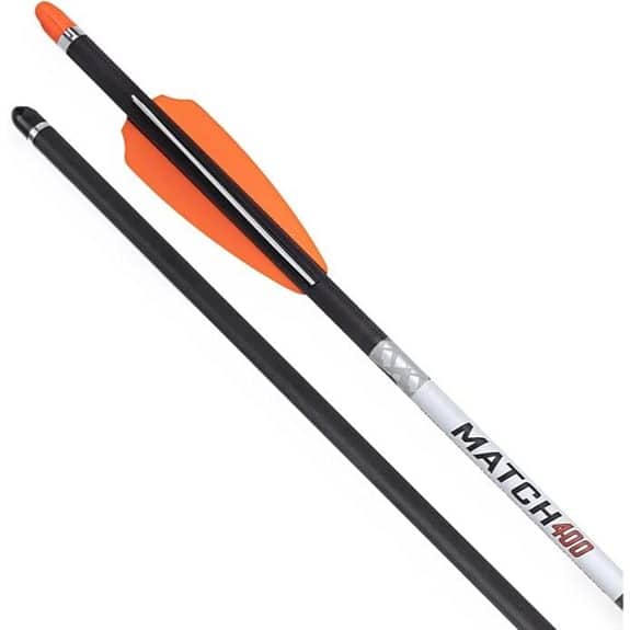 Wicked Ridge Match 400 Carbon Crossbow Arrows (6-Pack)