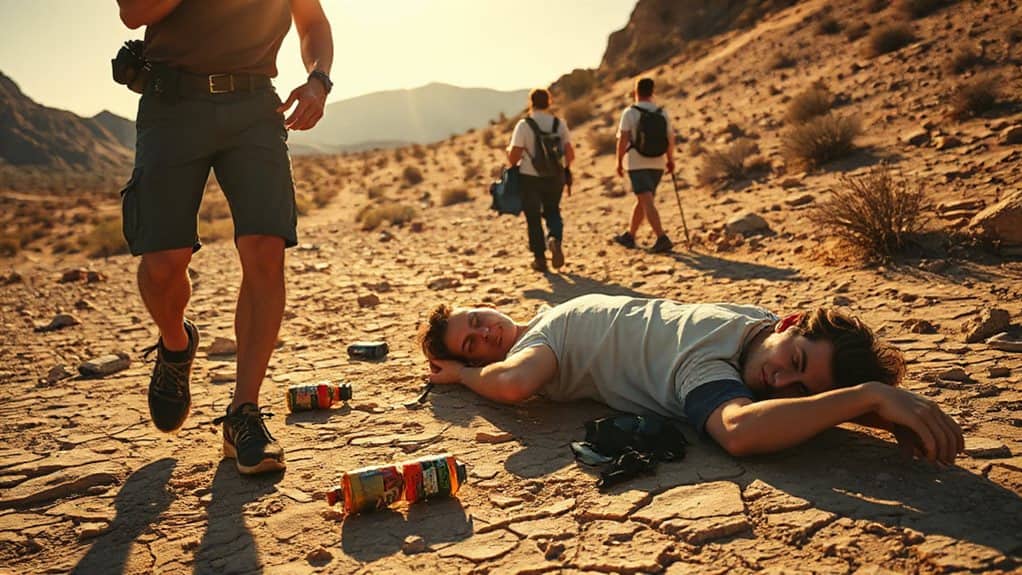 heat induced cognitive impairment and collapse