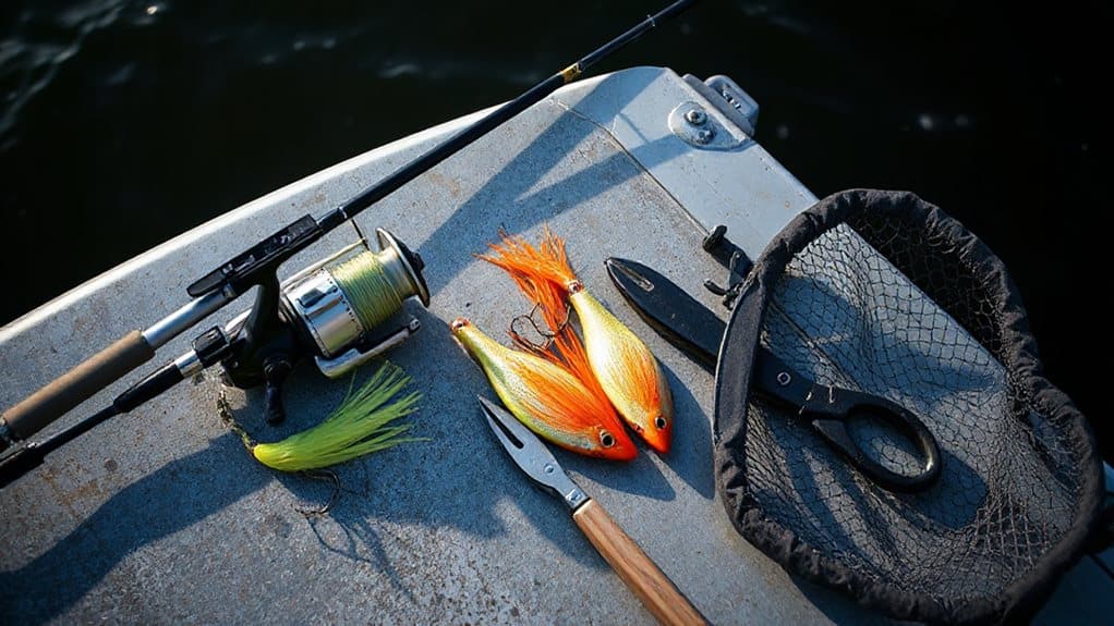 heavy baitcasting setup braided leader