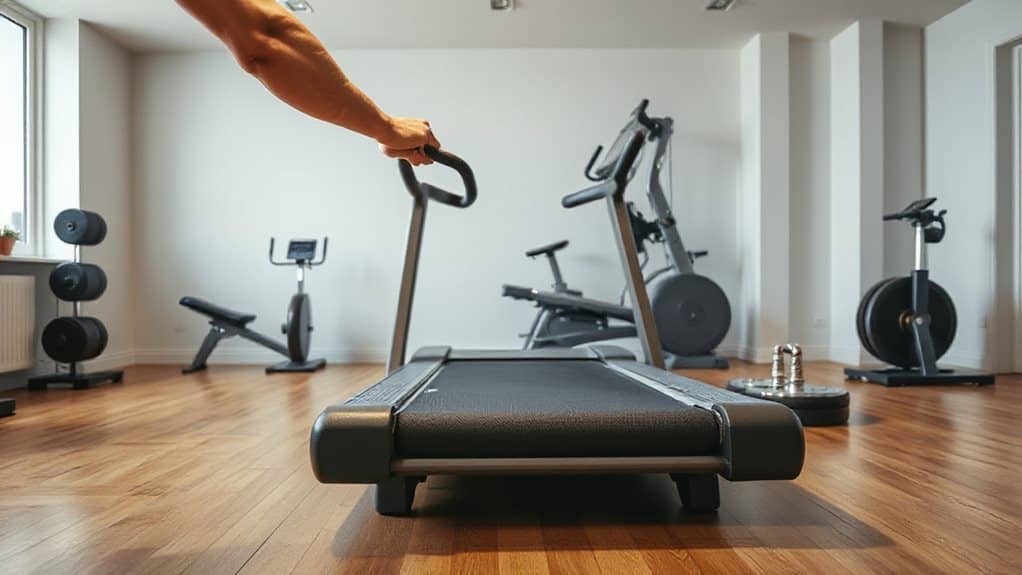 home treadmill weights vary