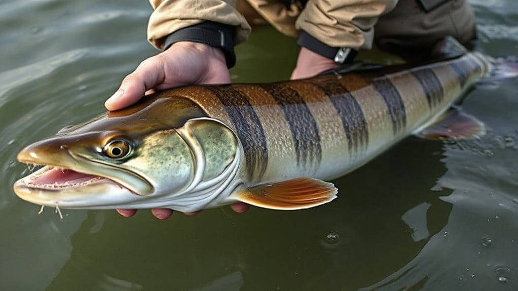 keep fish submerged revive gently