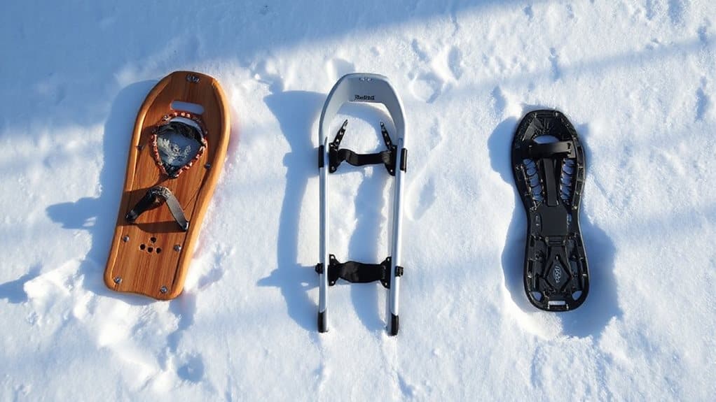 match snowshoes to terrain