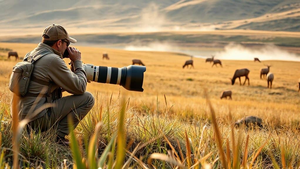 observe wildlife from afar