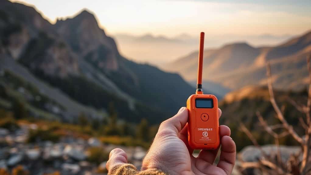 satellite guided emergency location transmission