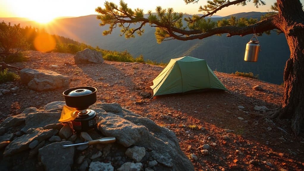 separate cooking sleeping food storage