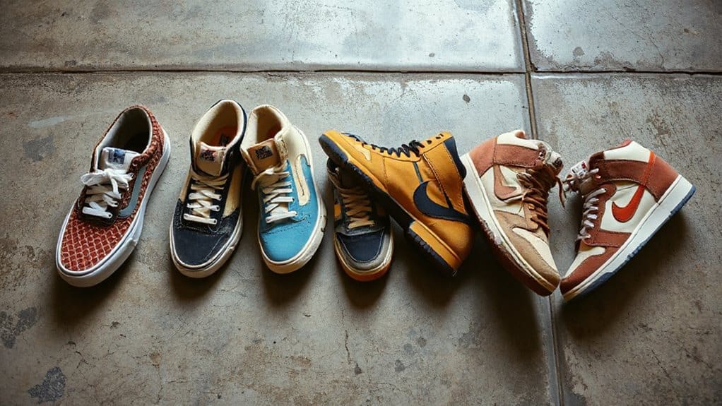 skate shoes defining eras
