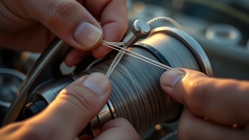 spool knot tension trim