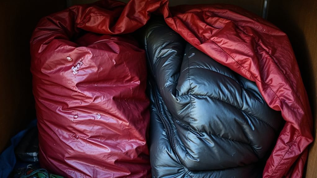 thoroughly dry gear before storing