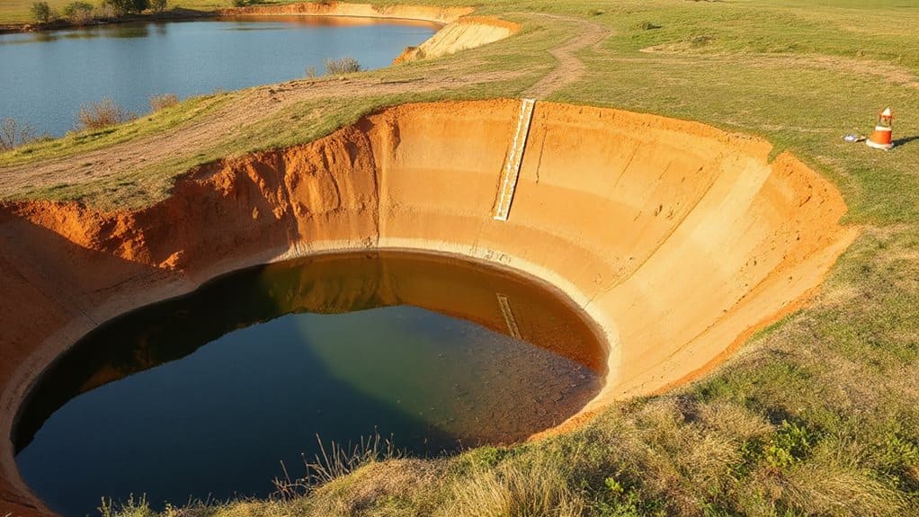 three to one sloped banks