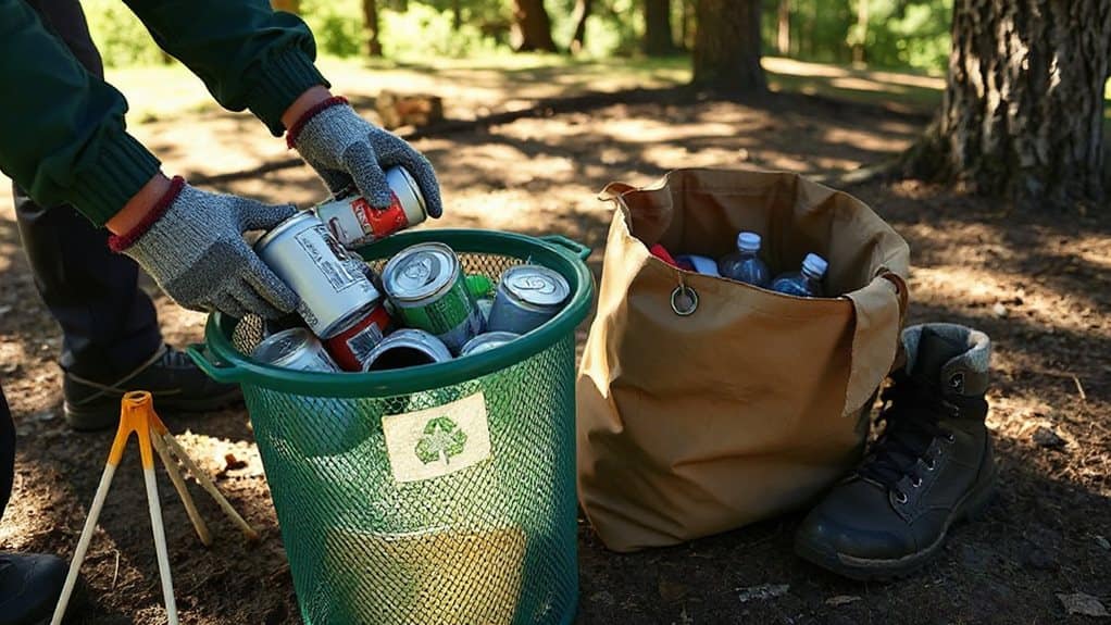 use animal proof labeled bins