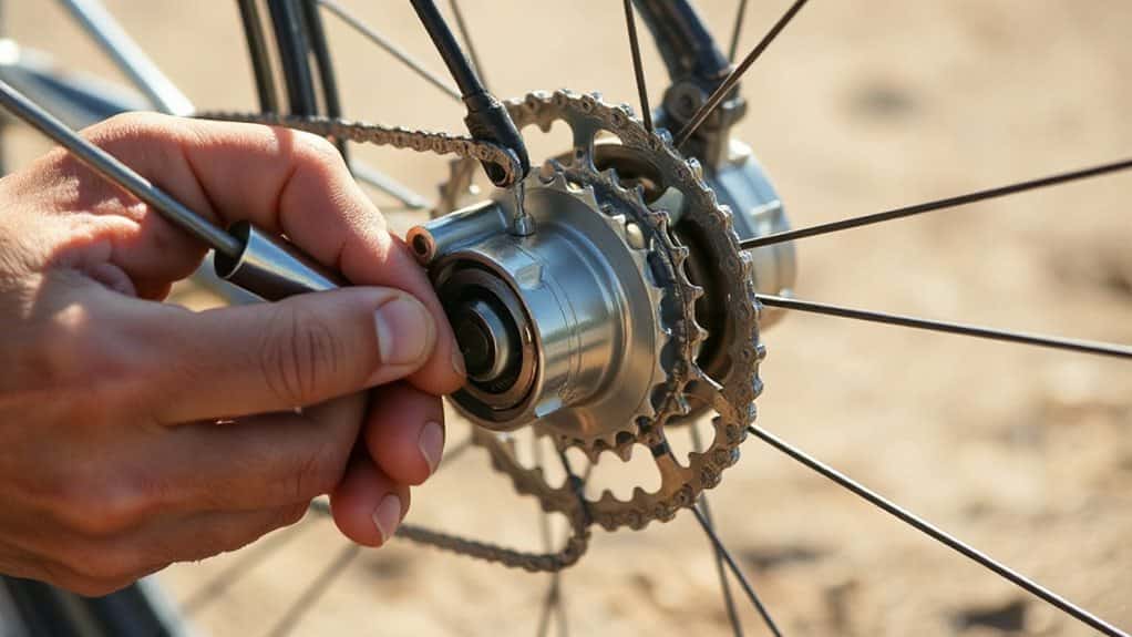 adjust bicycle gears smoothly