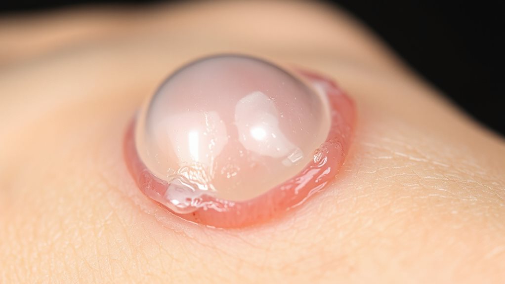 blister healing versus infection