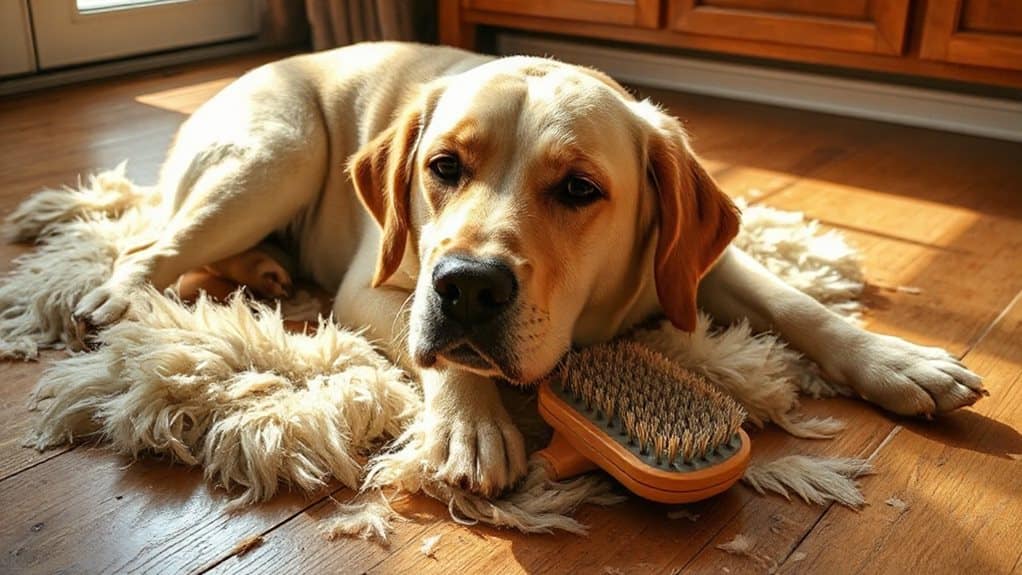 brush feed vacuum regularly